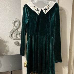 Hot Topic Velvet Christmas Disney Dress